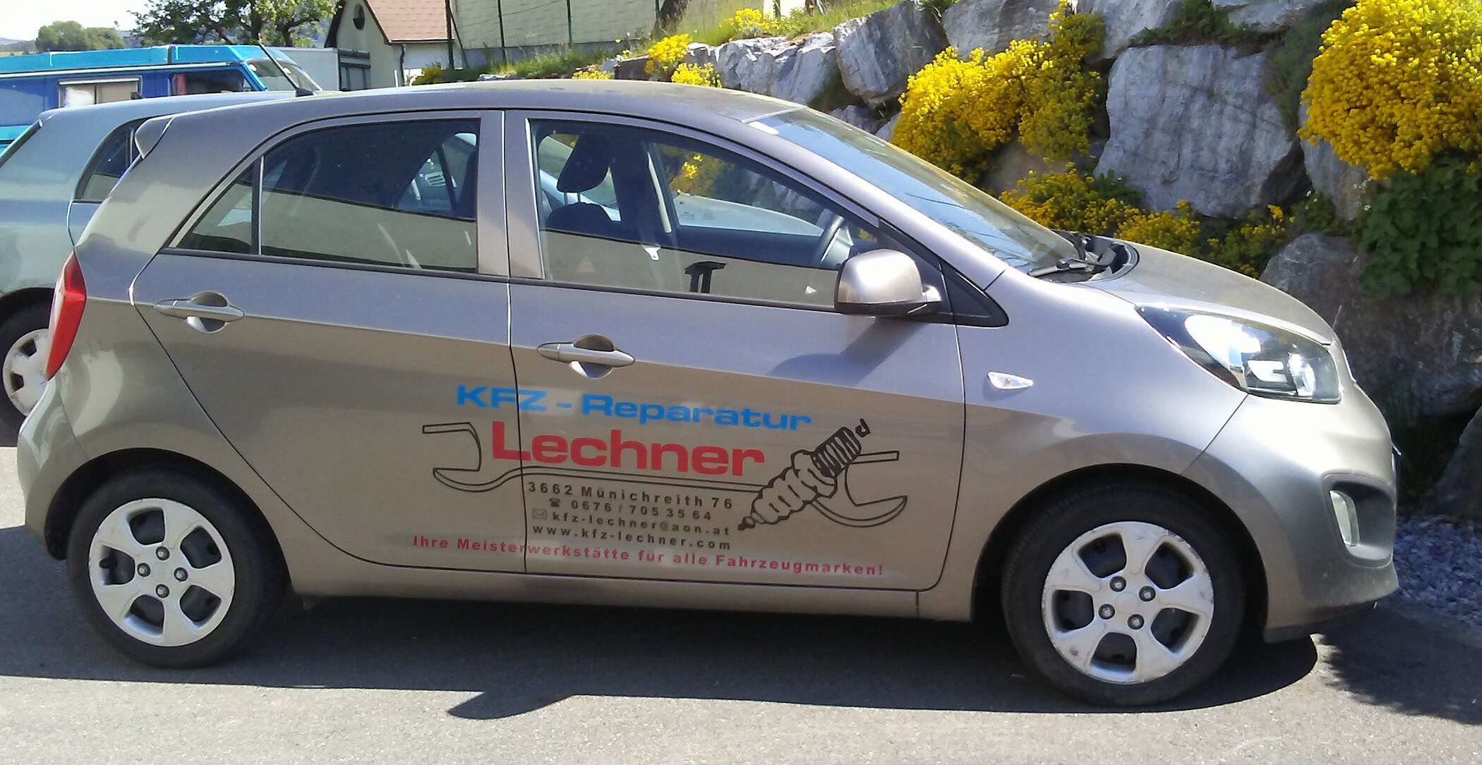 Firmenauto von KFZ-Reparatur Lechner